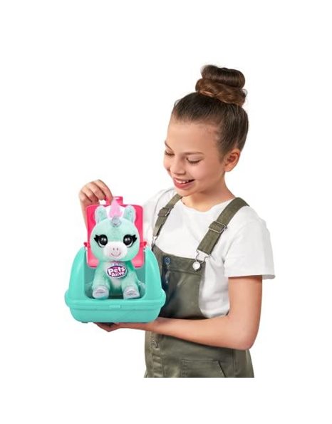Pets Alive Pet Shop Surprise Series 2 Slumber Party, Pounce the Unicorn, Ultra Soft Plushies, 17 cm, Over 8 Surprises, Interactive Toy Pets with Electronic Speak and Repeat (Unicorn)