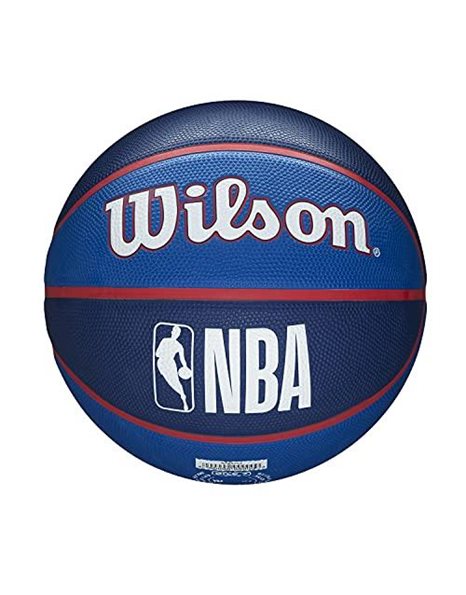 Wilson Basketball, NBA Team Tribute Model, PHILADELPHIA 76ERS, Outdoor, Rubber, Size: 7