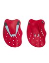Speedo Unisex Adult Tech Paddle Hand Paddles, Lava Red/Chill Blue/Grey, L