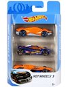 Hot Wheels 3 Car Pack, Multipack of 3 Hot Wheels Vehicles, Instant Starter Set, Collection of 1:64 Scale Toy Sports Cars, Rolling Wheels, Gift for Kids 3 Years & Up, K5904