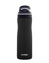 Contigo Ashland Chill Water Bottle with Straw, Keeps drinks cool for 24 h, insulated Stainless Steel Drinking Bottle, Leak-Proof Thermal Bottle, Sports Bottle for gym, Bike,Hiking,590 ml,Matte Black
