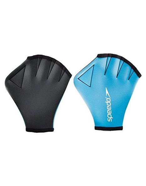 Speedo Unisex Adult Aqua Glove Gloves, Blue, S