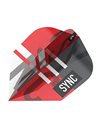 Target Darts Unisex Sync 80% Tungsten Swiss Point Set Steel Tip Darts, Red, Silver and Black, 24G UK
