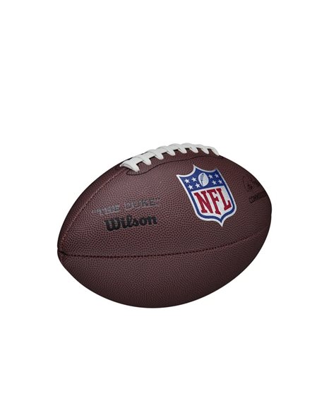 Wilson NFL DUKE REPLICA American Football, Mixed Leather, Official Size, Brown, WTF1825XBBRS