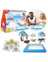 Sno Adventures Arctic Pack from Zimpli Kids, 5 Use Pack, 8 x Arctic Figures, Inflatable Tray, Imaginative Sensory Playset, Childrens Sensory Indoor & Outdoor Toy, Imaginary Play Gift for Boys & Girls