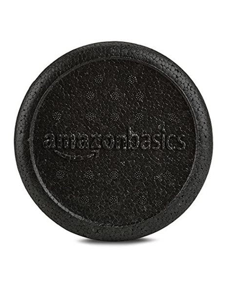 Amazon Basics High-Density Round Foam Roller, 60 cm, Black