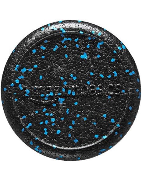 Amazon Basics High-Density Blue Speckled Round Foam Roller - 90 cm