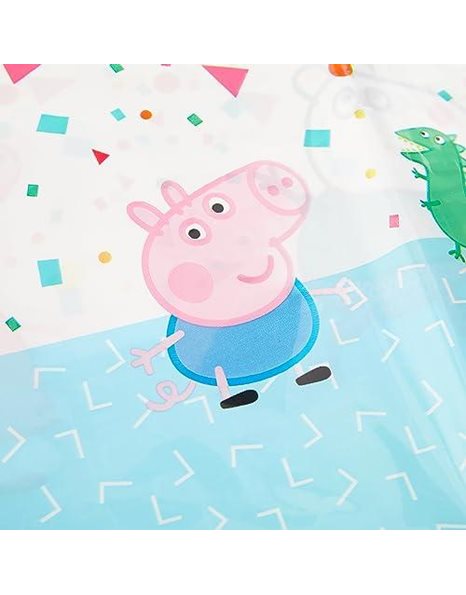 (PKT) Child Peppa Pig Plastic Tablecover 1.2m x 1.8m - Dinosaur