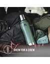 Stanley Classic Legendary Thermos Flask 1.9L - Keeps Hot or Cold for 45 Hours - BPA-free Thermal Flask - Stainless Steel Leakproof Coffee Flask - Flask for Hot Drink - Dishwasher Safe - Green