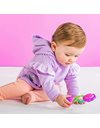 Bright Starts Rattle & Shake BPA-Free Baby Barbell Toy, Pink, Ages 3 Months+