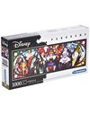 Clementoni - Disney Panorama Collection Villains - Jigsaw Puzzles 1000 pieces for Adults and Children, 10 Years old and up, Made in Italy, 39516,40 x 21 x 6