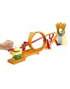 Hot Wheels The Super Mario Bros. Movie Track Set, Jungle Kingdom Raceway Playset with Mario Die-Cast Toy Car Inspired by the Film, HMK49