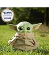 Star Wars Plush Toys, Grogu Soft Doll from The Mandalorian, 11-inch Figure, Collectible Stuffed Animals for Kids, GWD85