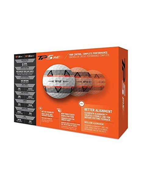 TaylorMade TP5 pix Golf Balls 2021,One Size