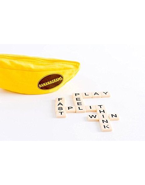 Bananagrams | Word Game | Ages 7+ | 2-6 Players | 15 Minute Playing Time