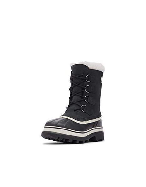 Sorel Caribou Womens Waterproof Snow Boots, Black (Black x Stone), 3.5 UK