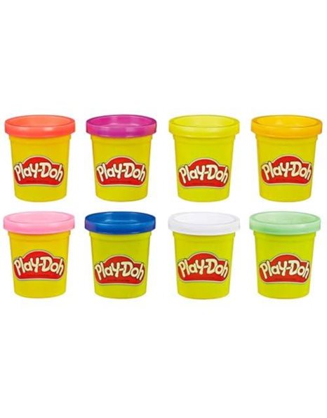 Play-Doh 8-Pack Neon Non-Toxic Modeling Compound with 8 Colours, E5063ES1