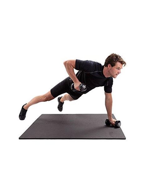 66fit Interlocking Mats x 4pcs - Home Gym Garage Floor Yoga Fitness Exercise, Karate, Workout, Judo