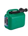 Draper 09052 Plastic Fuel Can, 5L, Green, One Size