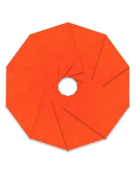 Trimits Craft Felt, 10 Pack, Orange, 23 x 30cm
