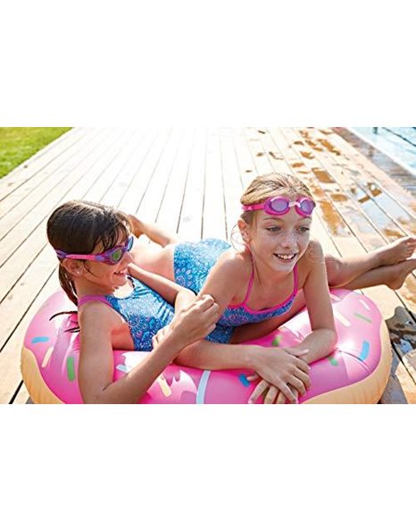 Zoggs Kids Ripper Junior Swimming Goggles Anti-fog And UV Protection, Pink, Purple, Tint, 6-14 Years