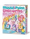 4M | Mould and Paint Unicorns | Mould and Paint Fridge Magnets and Badges | Unicorn Themed Craft Activity | Kids Ages 5+