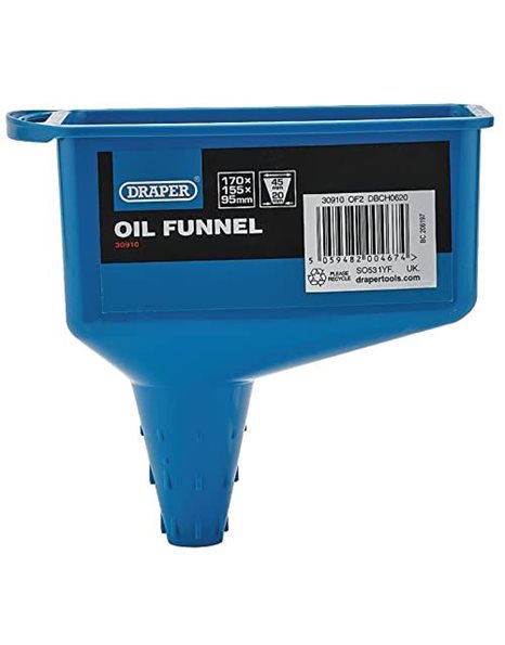 Draper 30910 Oil Funnel, Blue, One Size