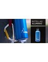 LAKEN Futura Water Bottle with Narrow Mouth, Single Wall Lightweight Aluminum BPA Free, Leak-Proof Screw Cap, 0.75L, Granite