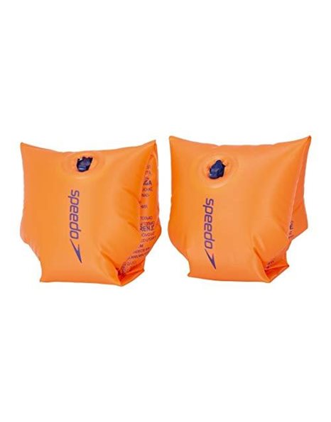 Speedo Junior Pool and Beach Pool Armband, Orange - 2-6 Years
