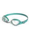 Speedo Unisex Adult Jet Swimming Goggles, Jade/Silver/Clear, One Size