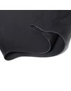 Amazon Basics Unisex Wrinkle-Free Silicone Swim Caps, One Size, Black