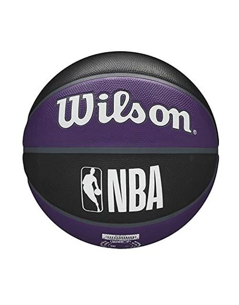 Wilson Basketball, NBA Team Tribute Model, SACREMENTO KINGS, Outdoor, Rubber, Size: 7