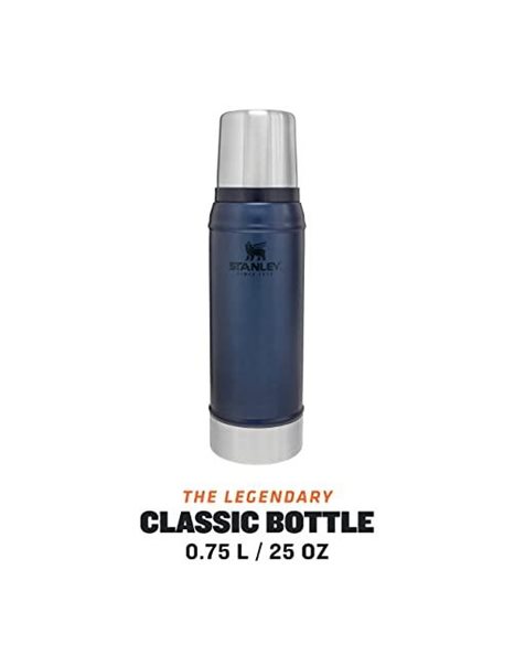 Stanley Classic Legendary Thermos Flask 0.75L - Keeps Hot or Cold for 20 Hours - BPA-free Thermal Flask - Stainless Steel Leakproof Coffee Flask - Flask for Hot Drink - Dishwasher Safe - Nightfall