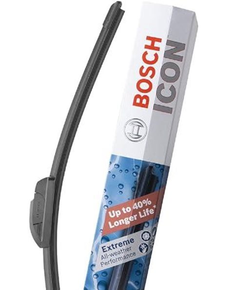 BOSCH 24A19A ICON Beam Wiper Blades - Driver and Passenger Side - Set of 2 Blades (24A & 19A)