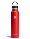 HYDRO FLASK - Water Bottle 709 ml (24 oz) - Vacuum Insulated Stainless Steel Water Bottle with Leak Proof Flex Cap and Powder Coat - BPA-Free - Standard Mouth - Goji