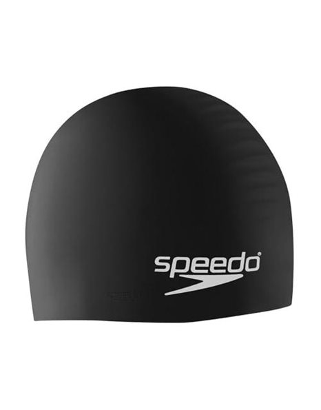 Speedo Unisex Silicone Swim Cap, Speedo Black, One Size UK