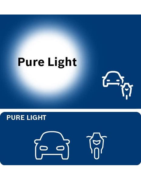 Bosch P21W (382) Pure Light car light bulbs - 12 V 21 W BA15s - 2 bulbs