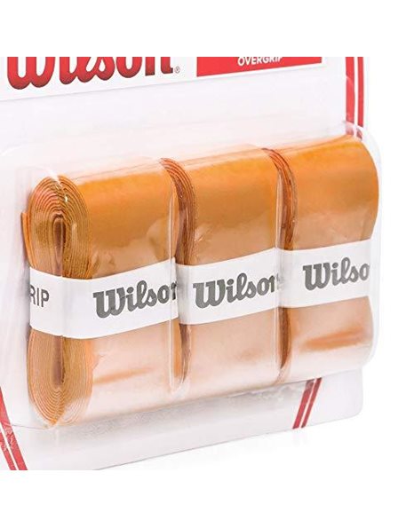 Wilson Overgrip, Pro Soft Overgrip, Unisex, Gold, Pack of 3, WRZ4040GO