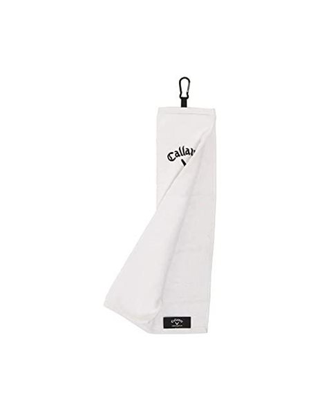 Callaway Golf Trifold Towel, White, 16 x 21 Inches