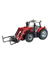 Britains 1:32 Massey Ferguson 6616 Tractor with Front Loader, Farm Set Toy Tractors for Children, Toy Tractor Compatible with all 1:32 Scale Farm Toys, Suitable for Collectors - Kids 3 Years 43082A1