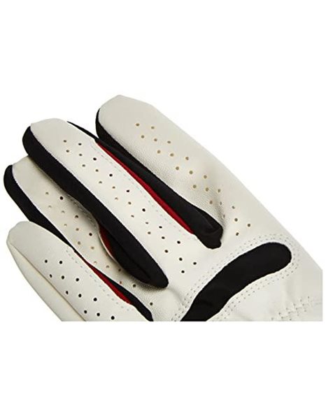 Wilson Mens Golf Glove, Size: L, Left hand, MLH, White, Feel Plus, WGJA00064L