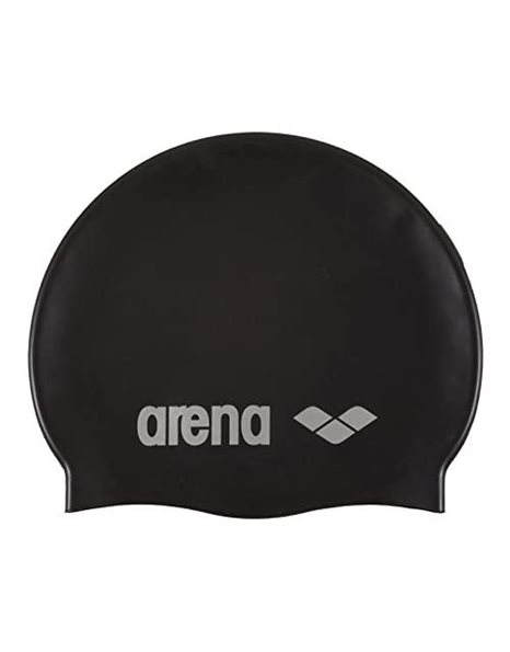 arena Classic Silicone Unisex Swimming Cap, Swimming Cap Women and Men, Swimming Cap with Reinforced Edge, Soft and Resistant Cap