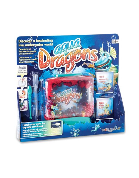 Aqua Dragons ID4001 World, Multicolor, 6 x 1.5 x 6 inches