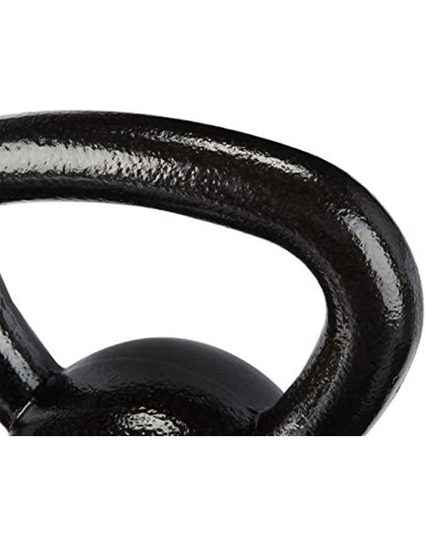 Amazon Basics Cast-Iron Kettlebell, 6kg, Black
