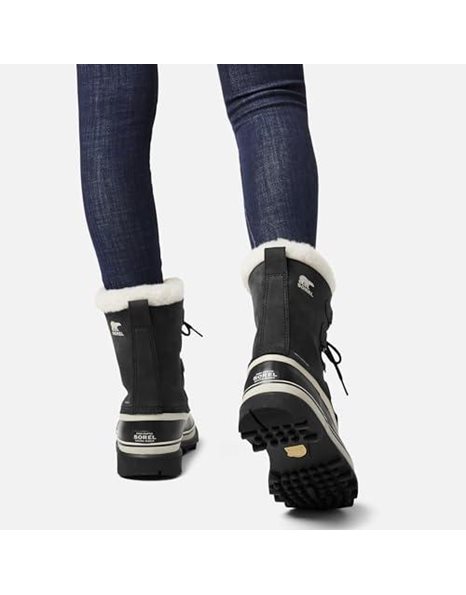 Sorel Caribou Womens Waterproof Snow Boots, Black (Black x Stone), 6.5 UK