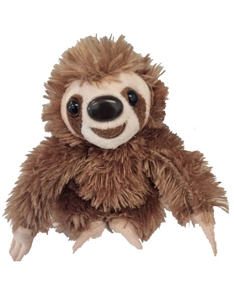 Wild Republic Hugems Soft Toy, Gifts for Kids, Sloth Cuddly Toy 18cm