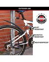 MASTER LOCK Heavy Duty Bike D Lock [Key] [Universal Mounting Bracket] [Certified Bike Lock] [Police Approved] 8195EURDPRO - Ideal for Bike, Electric Bike, Mountain,Folding Bike,Black,210 mm x 110 mm