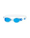 Speedo Adult Unisex Futura Classic Swimming Goggles, Comfortable, Adjustable Fit, Anti-Fog Lenses, Clear/Blue, One Size