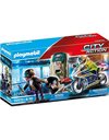 Playmobil 70572 City Action Police Bank Robber Chase, Fun Imaginative Role-Play, Playset Suitable for Children Ages 4+
