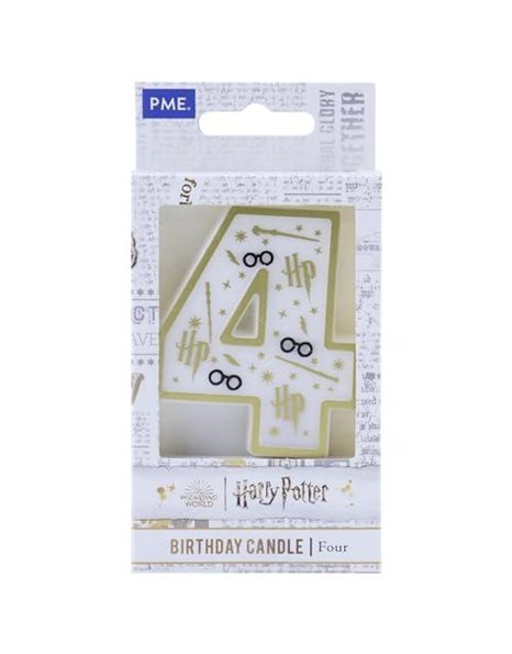 PME Harry Potter Birthday Candle, Number 4